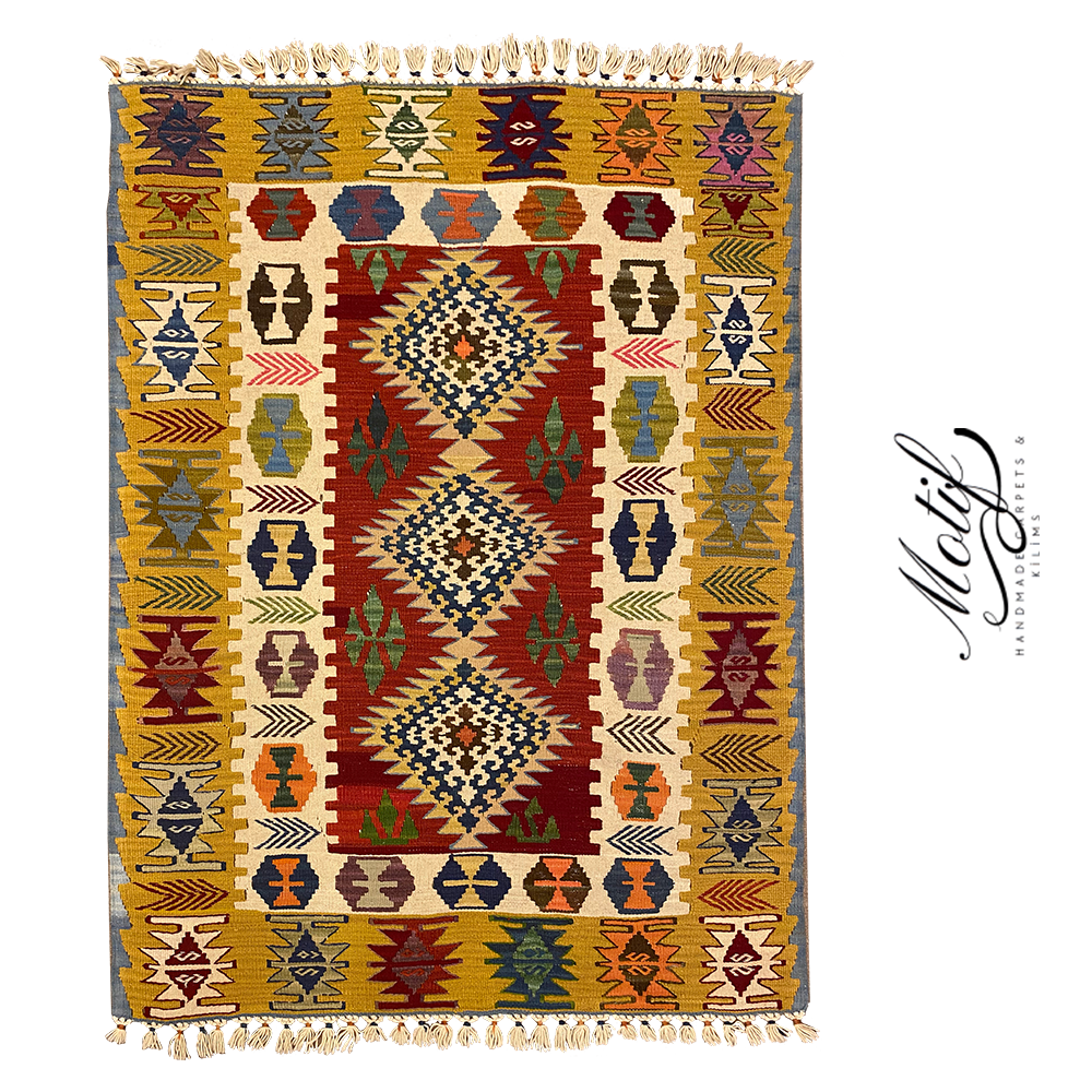 El Dokuması Anadolu Kilim